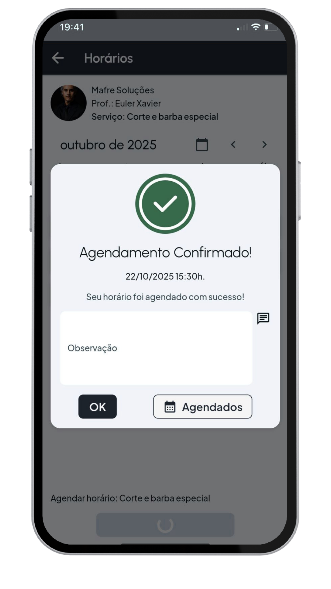 AgendEja - Interface Mobile 3
