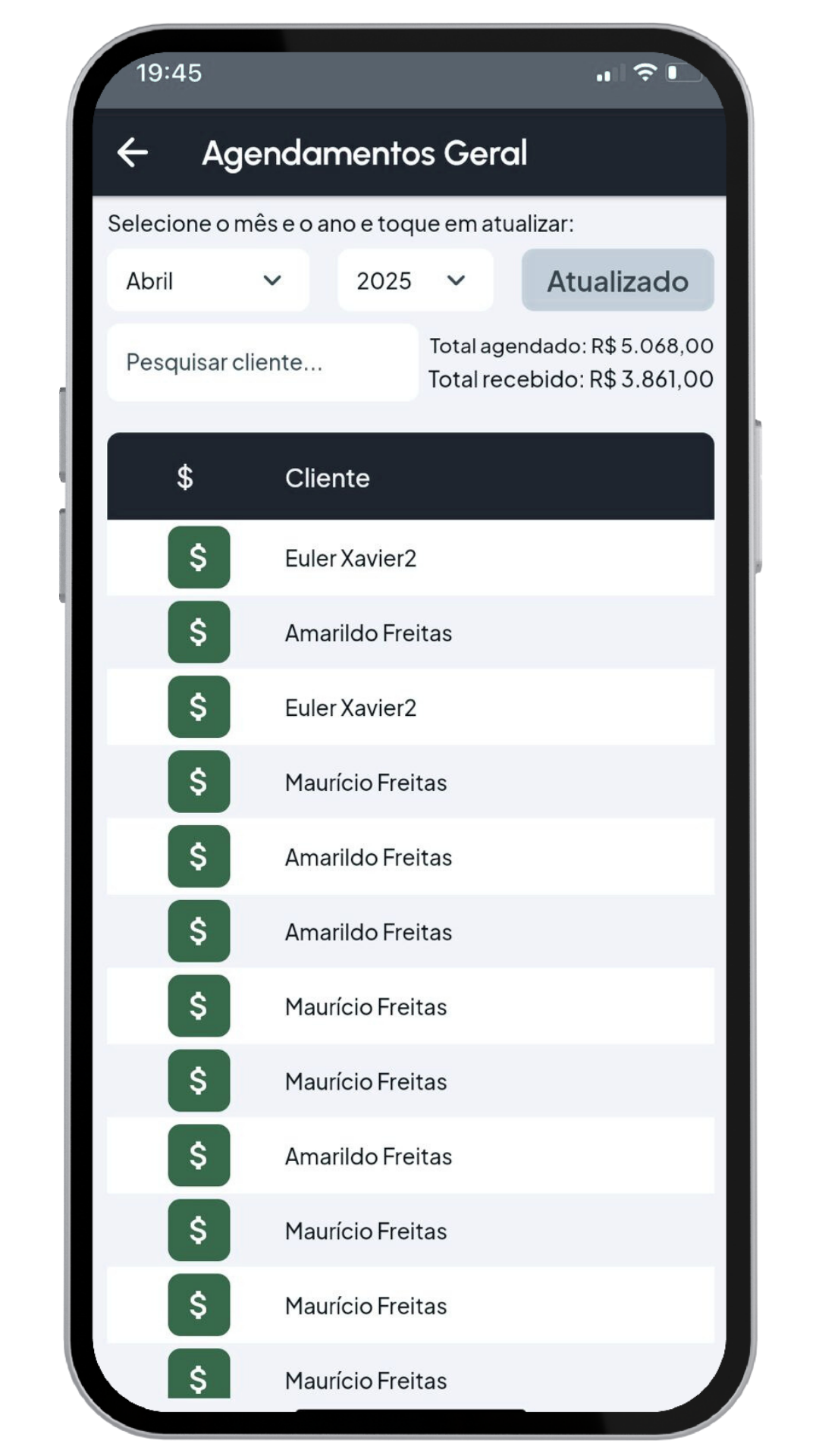 AgendEja - Interface Mobile 8